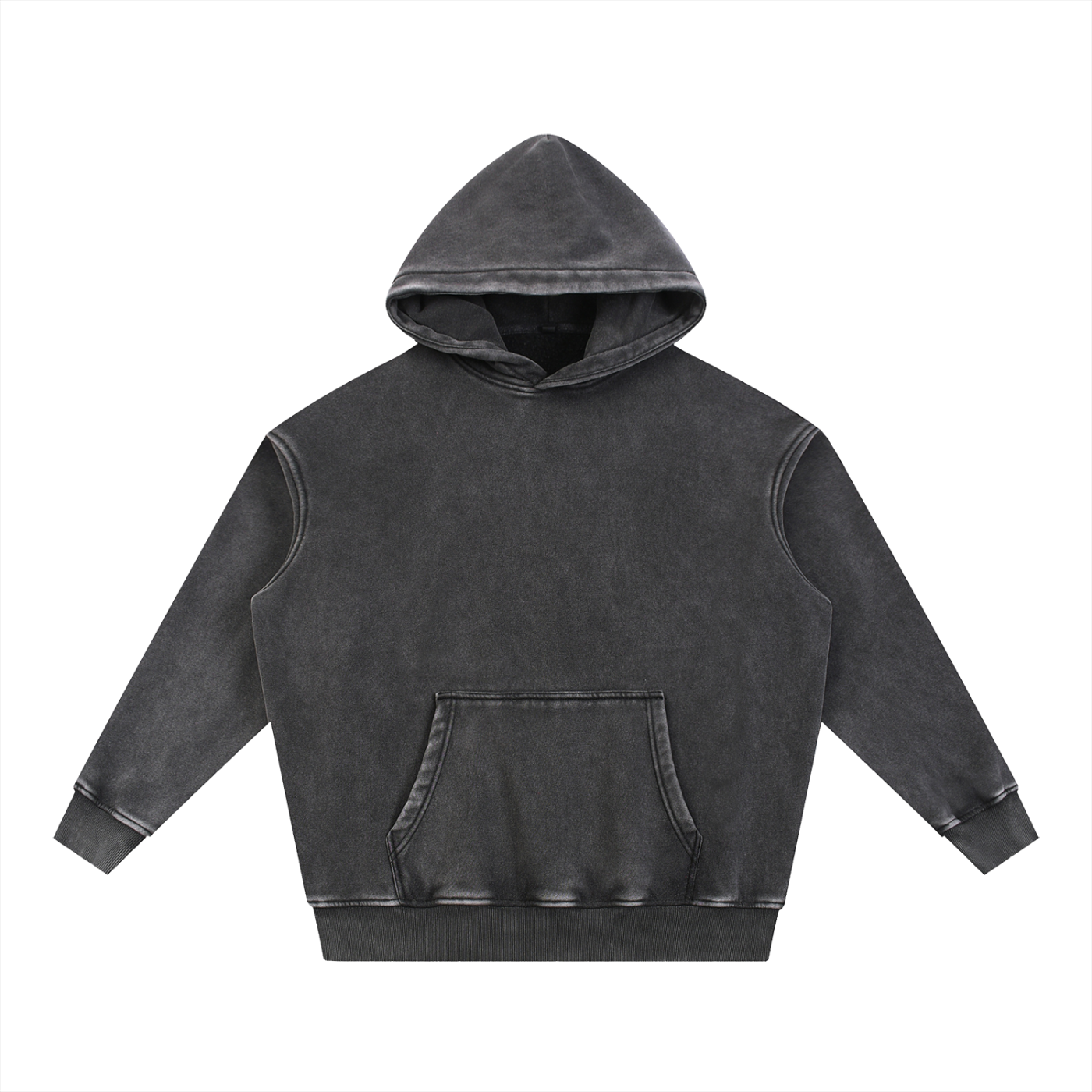 "Bad Bounce" - Snow Wash Fleece Oversize Hoodie