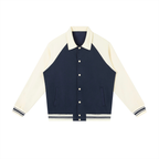 "The Destroyer" - Contrast Raglan Sleeve Baseball Jacket