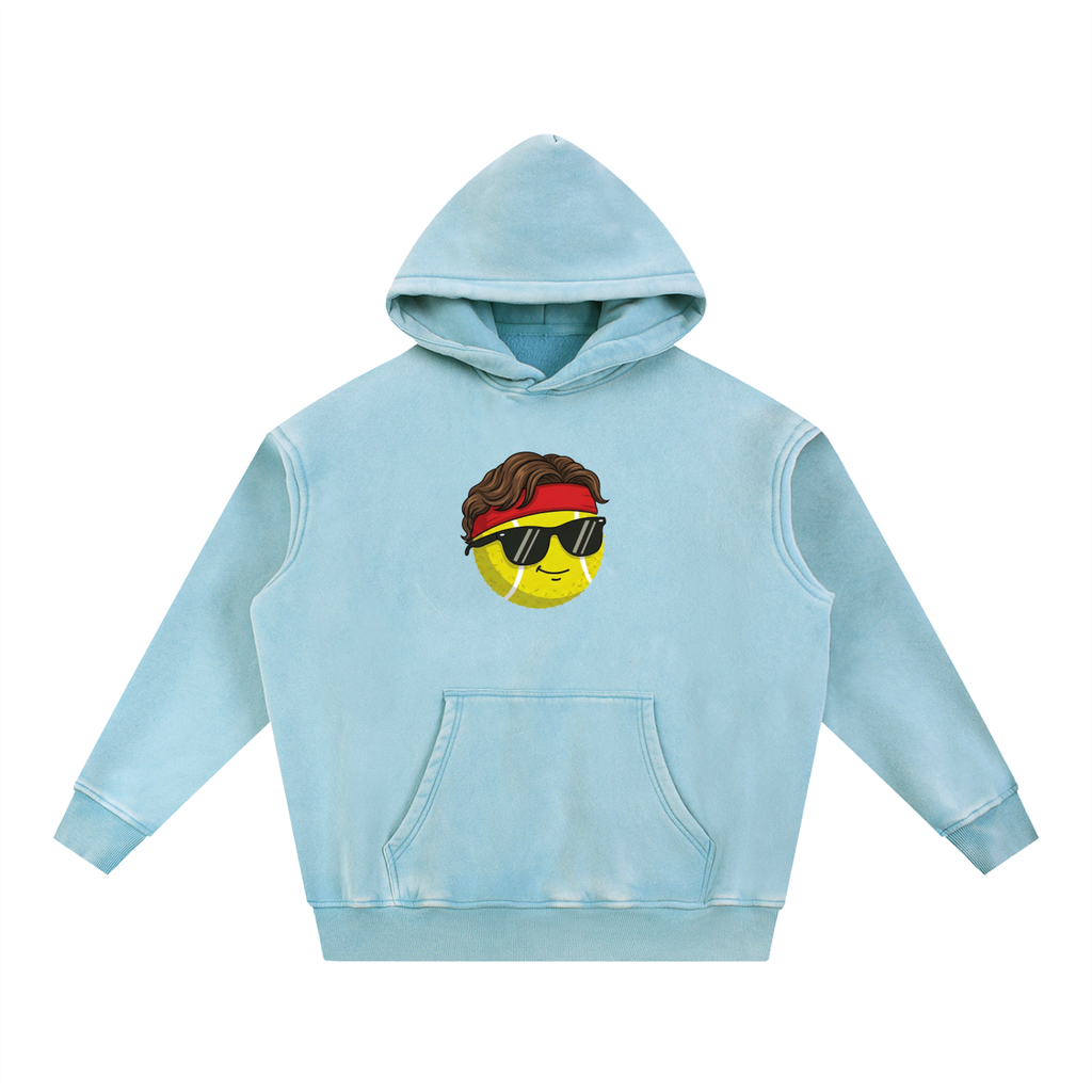 "The Maestro" - Snow Wash Fleece Oversize Hoodie