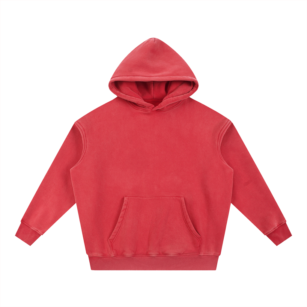 "Bad Bounce" - Snow Wash Fleece Oversize Hoodie