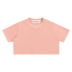 "Night Sessions" - Snow Washed Crop Top