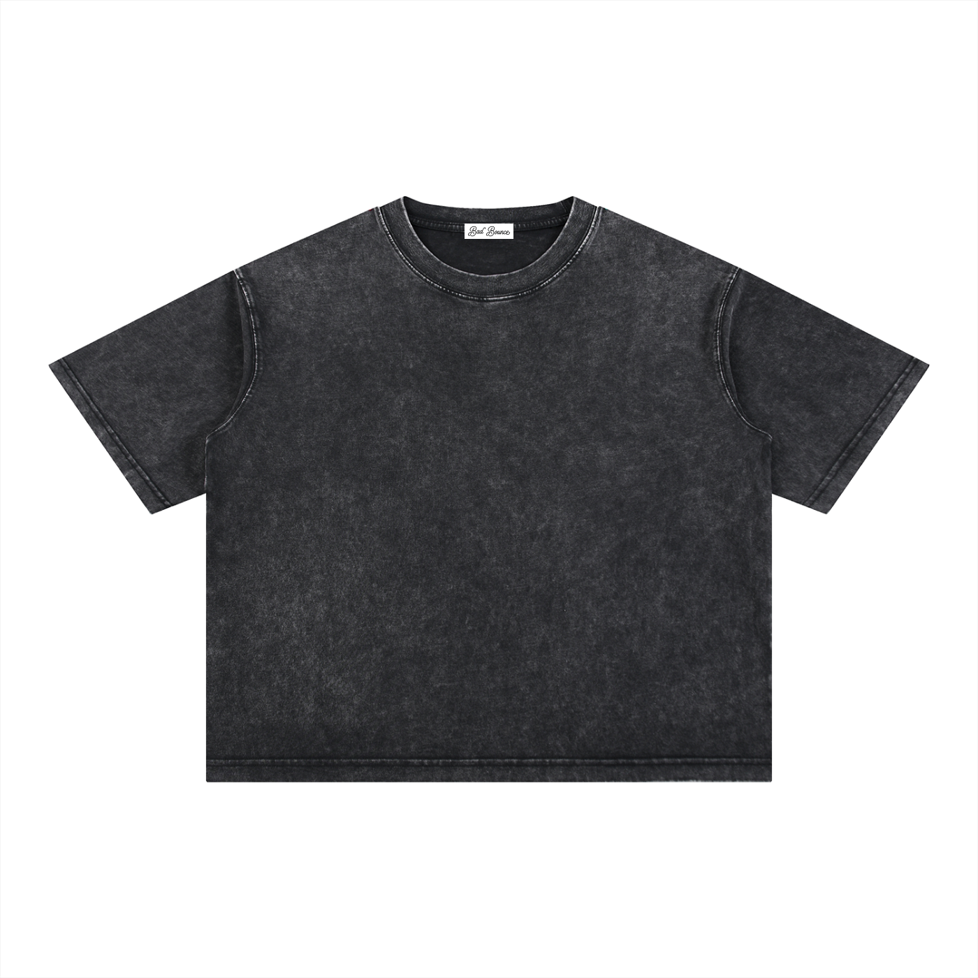 "Bad Bounce" - Mineral Wash Boxy Cotton T-Shirt