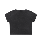 "Night Sessions" - Snow Washed Crop Top