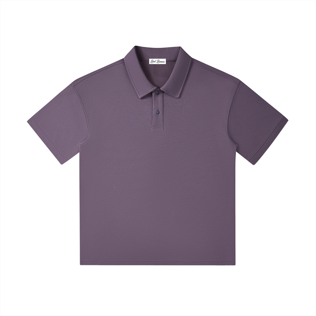 "Bad Bounce" - Drop Shoulder Short-Sleeve Polo