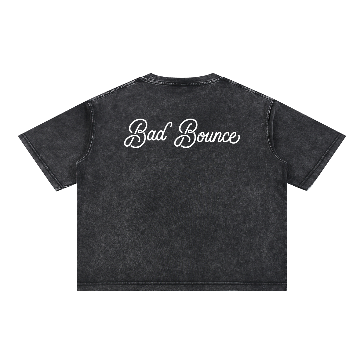 "Bad Bounce" - Mineral Wash Boxy Cotton T-Shirt