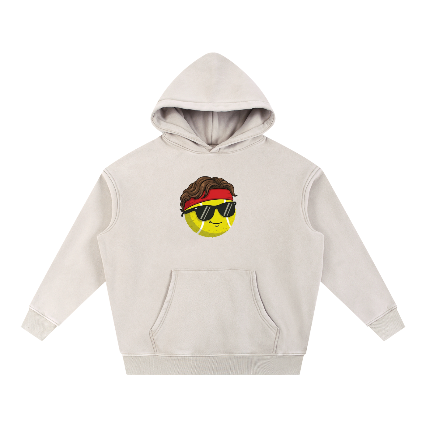 "The Maestro" - Snow Wash Fleece Oversize Hoodie