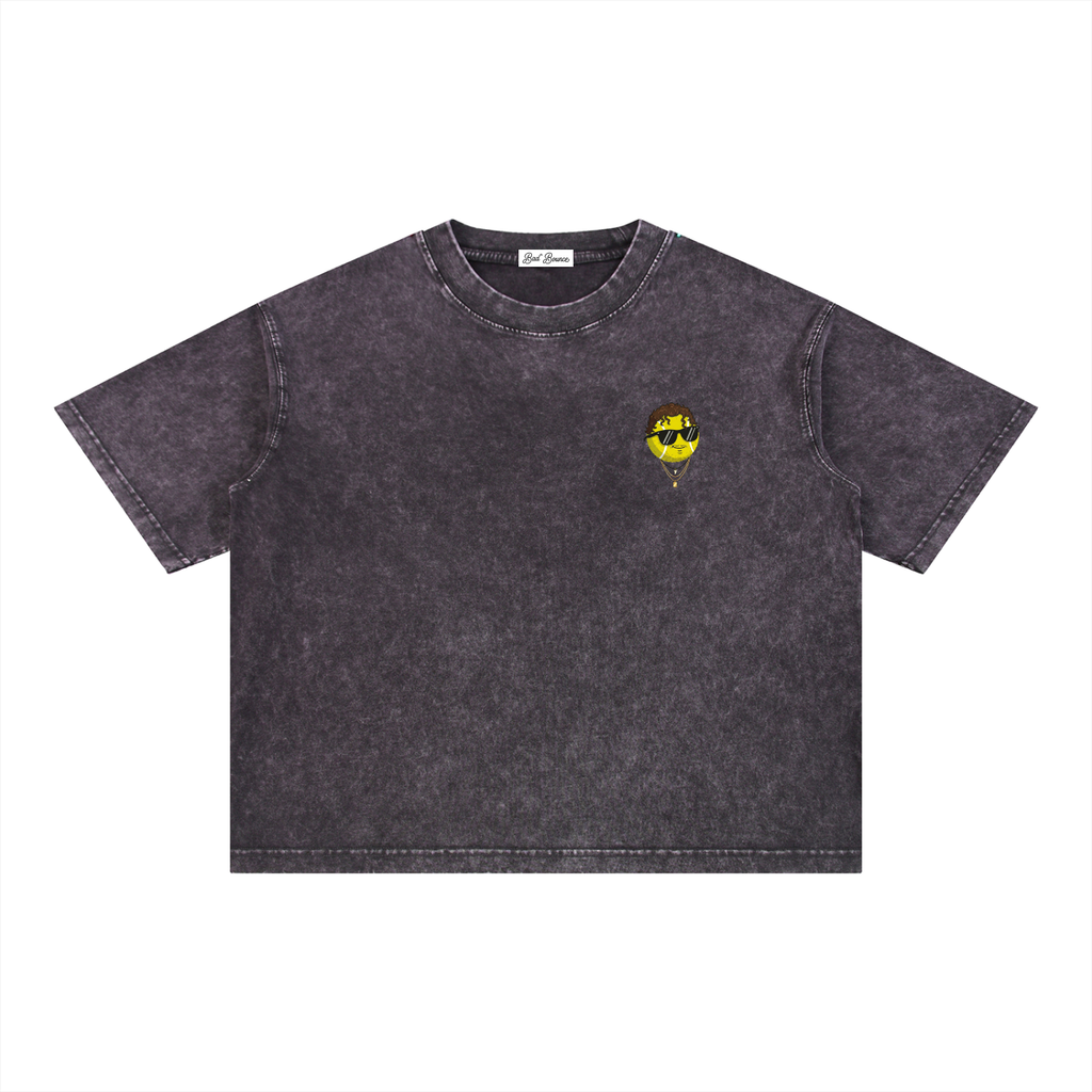 "The Destroyer" - Mineral Wash Boxy Cotton T-Shirt