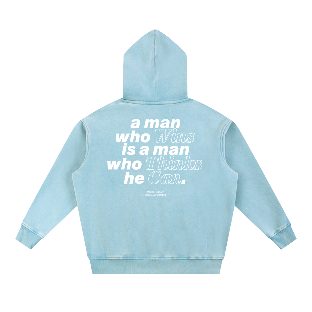 "The Maestro" - Snow Wash Fleece Oversize Hoodie