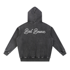 "Bad Bounce" - Snow Wash Fleece Oversize Hoodie