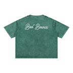 "Bad Bounce" - Mineral Wash Boxy Cotton T-Shirt