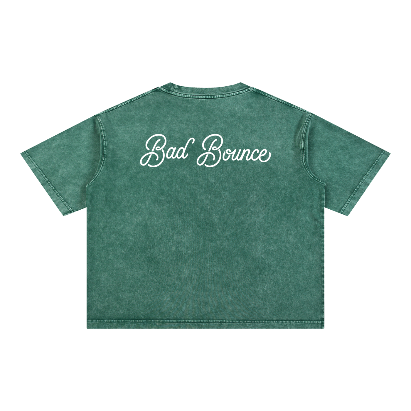 "Bad Bounce" - Mineral Wash Boxy Cotton T-Shirt