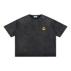 "The Destroyer" - Mineral Wash Boxy Cotton T-Shirt
