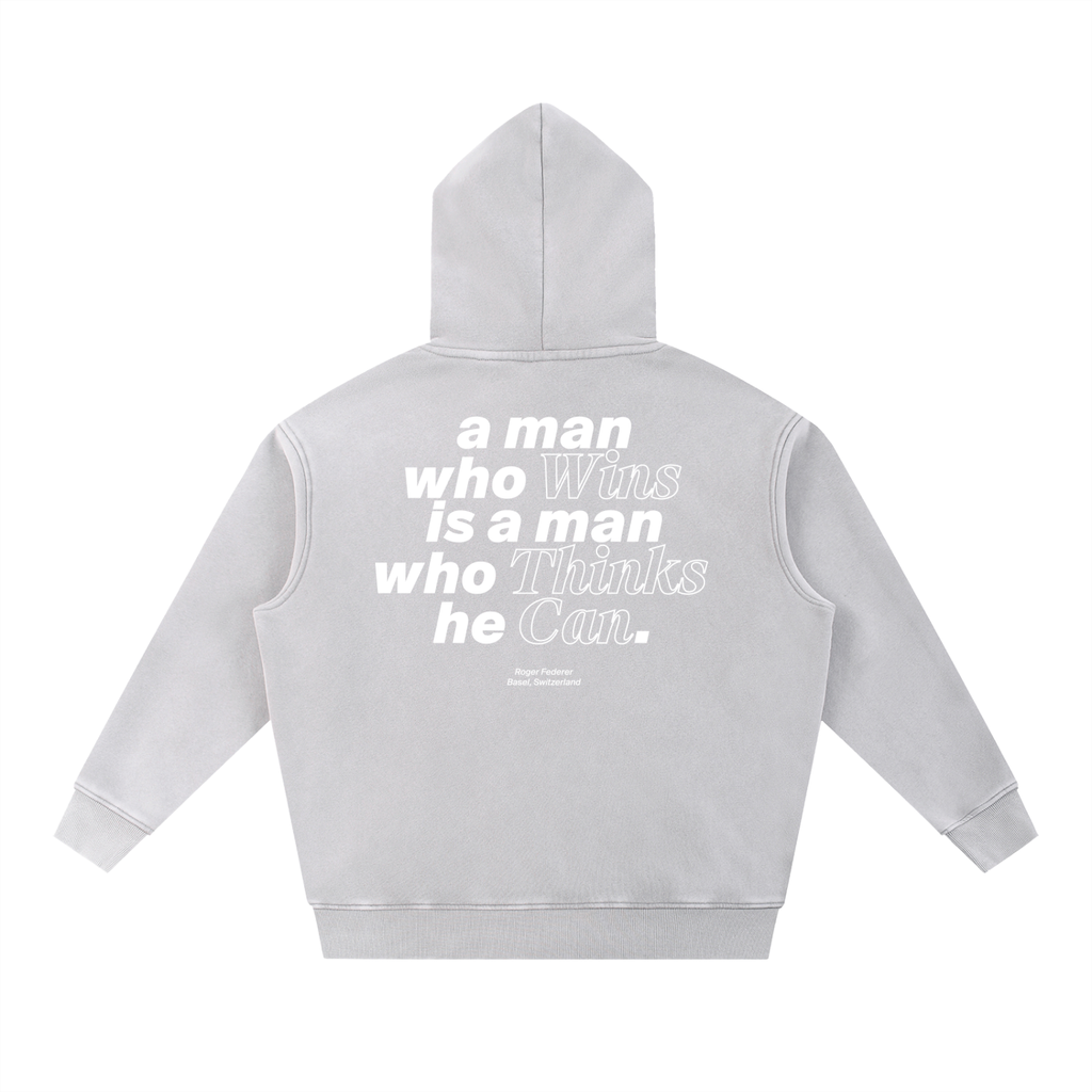 "The Maestro" - Snow Wash Fleece Oversize Hoodie