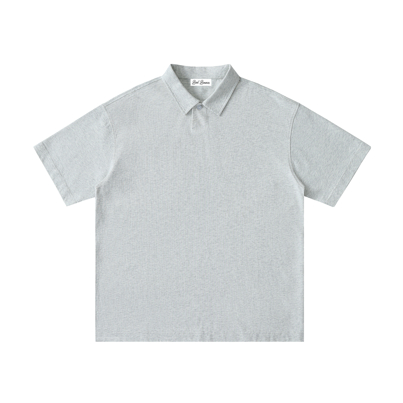 "Bad Bounce" - Loose Cotton Short-Sleeve Polo Shirt
