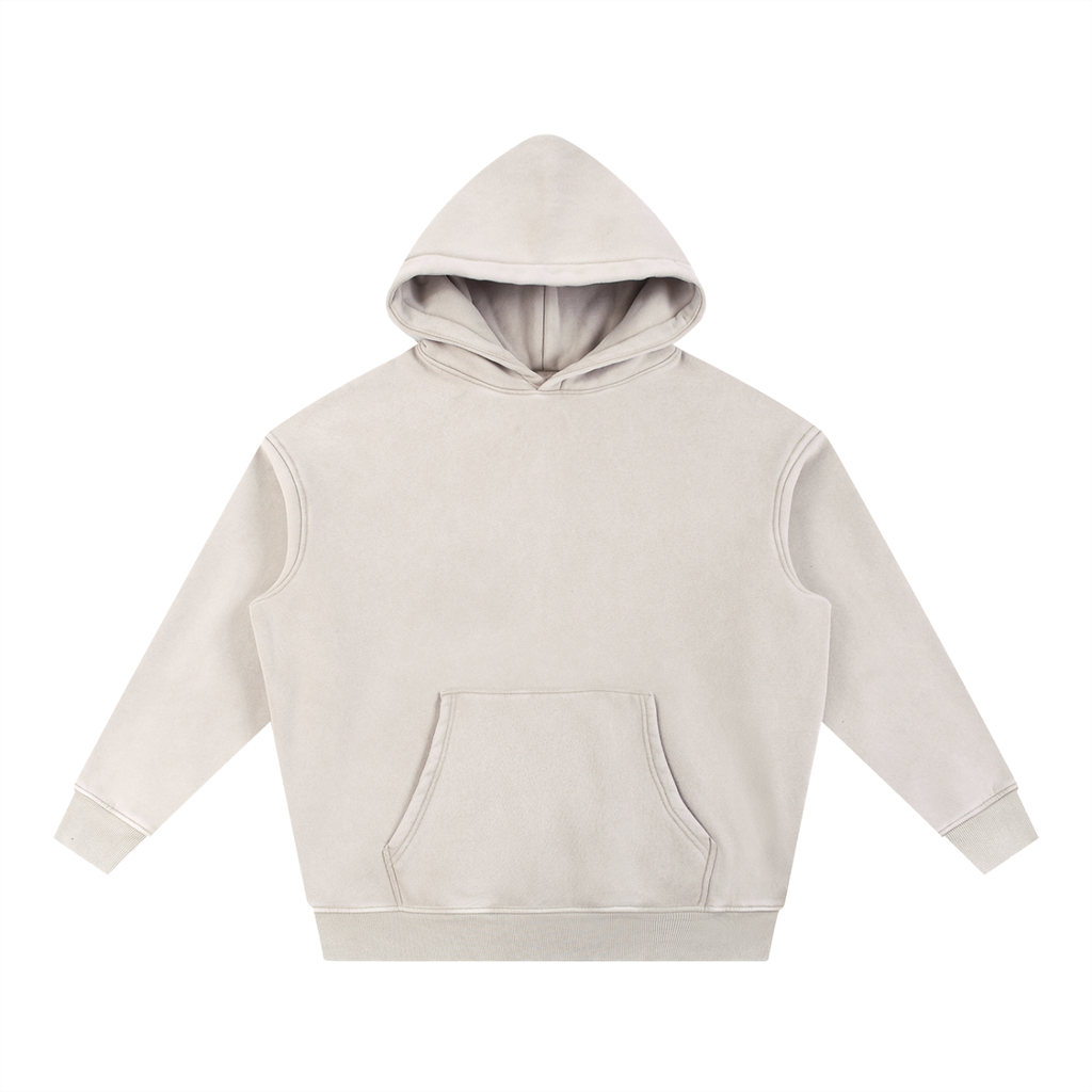 "Bad Bounce" - Snow Wash Fleece Oversize Hoodie