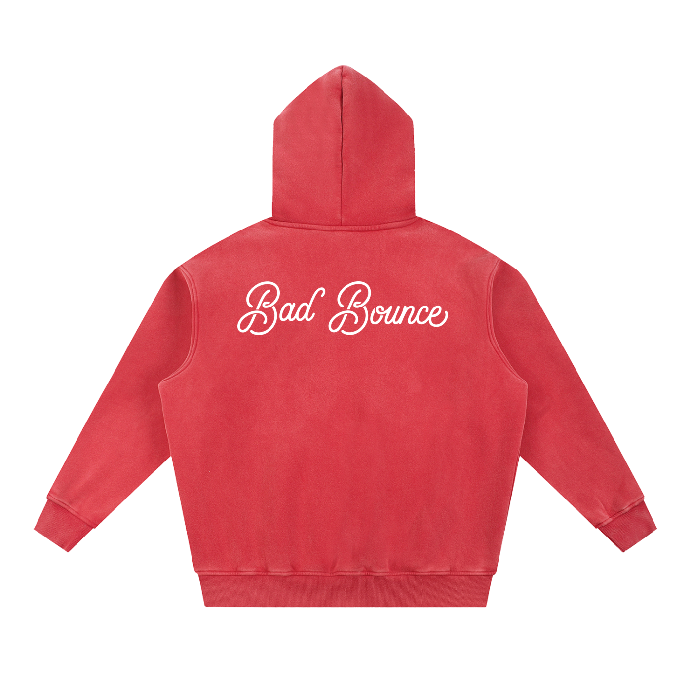 "Bad Bounce" - Snow Wash Fleece Oversize Hoodie