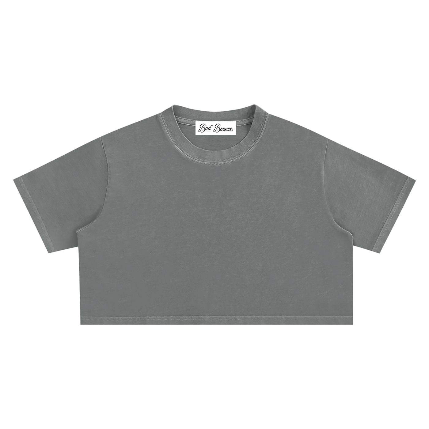 "Night Sessions" - Snow Washed Crop Top