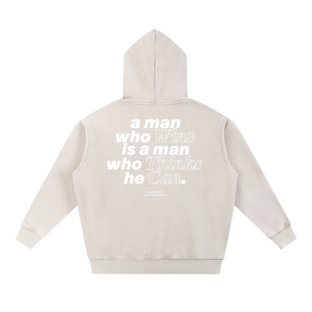 "The Maestro" - Snow Wash Fleece Oversize Hoodie
