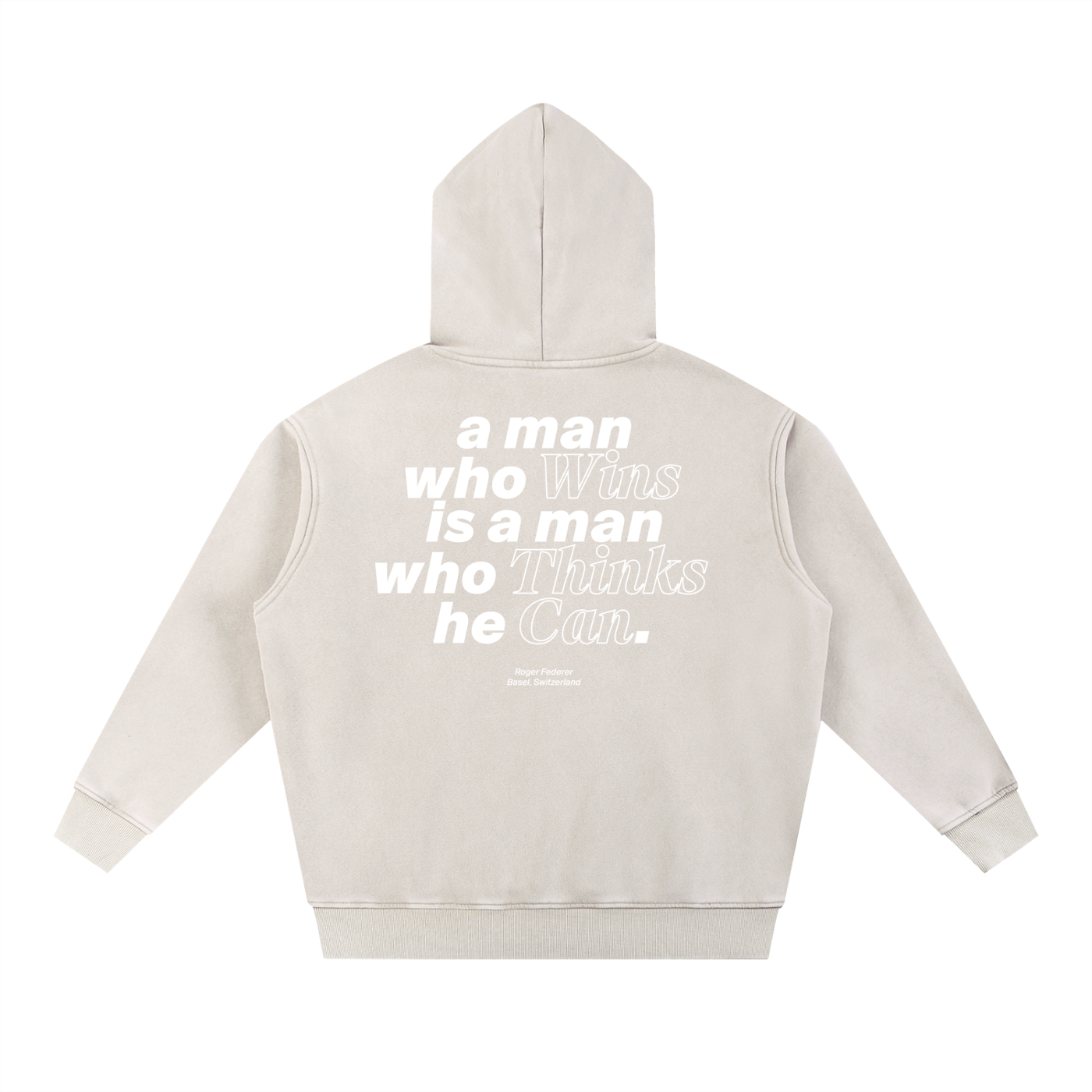 "The Maestro" - Snow Wash Fleece Oversize Hoodie