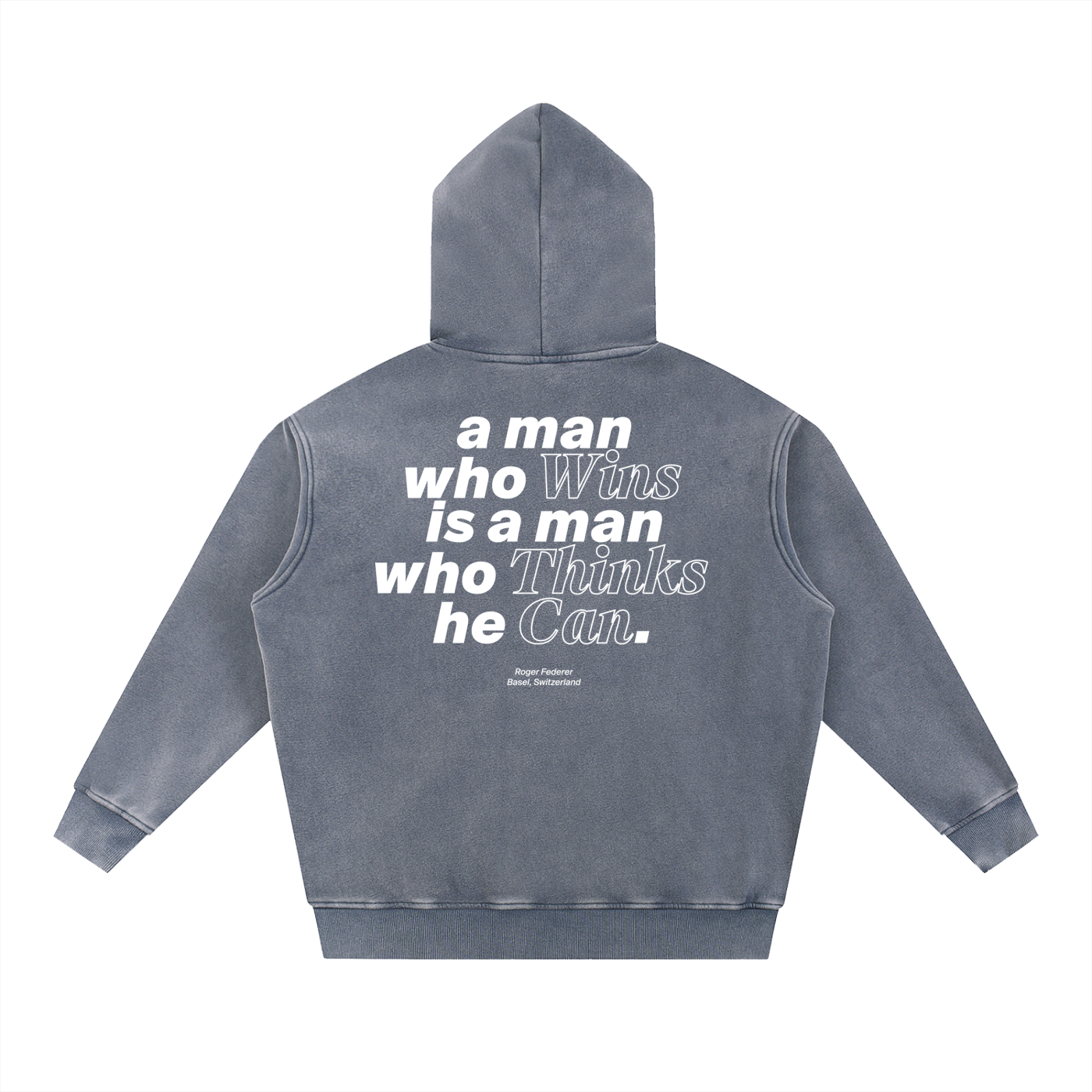 "The Maestro" - Snow Wash Fleece Oversize Hoodie