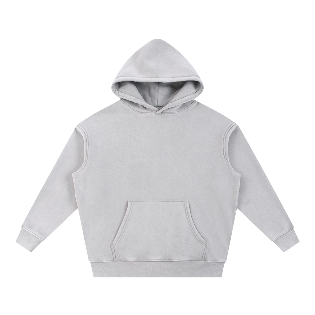 "Bad Bounce" - Snow Wash Fleece Oversize Hoodie