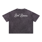 "Bad Bounce" - Mineral Wash Boxy Cotton T-Shirt