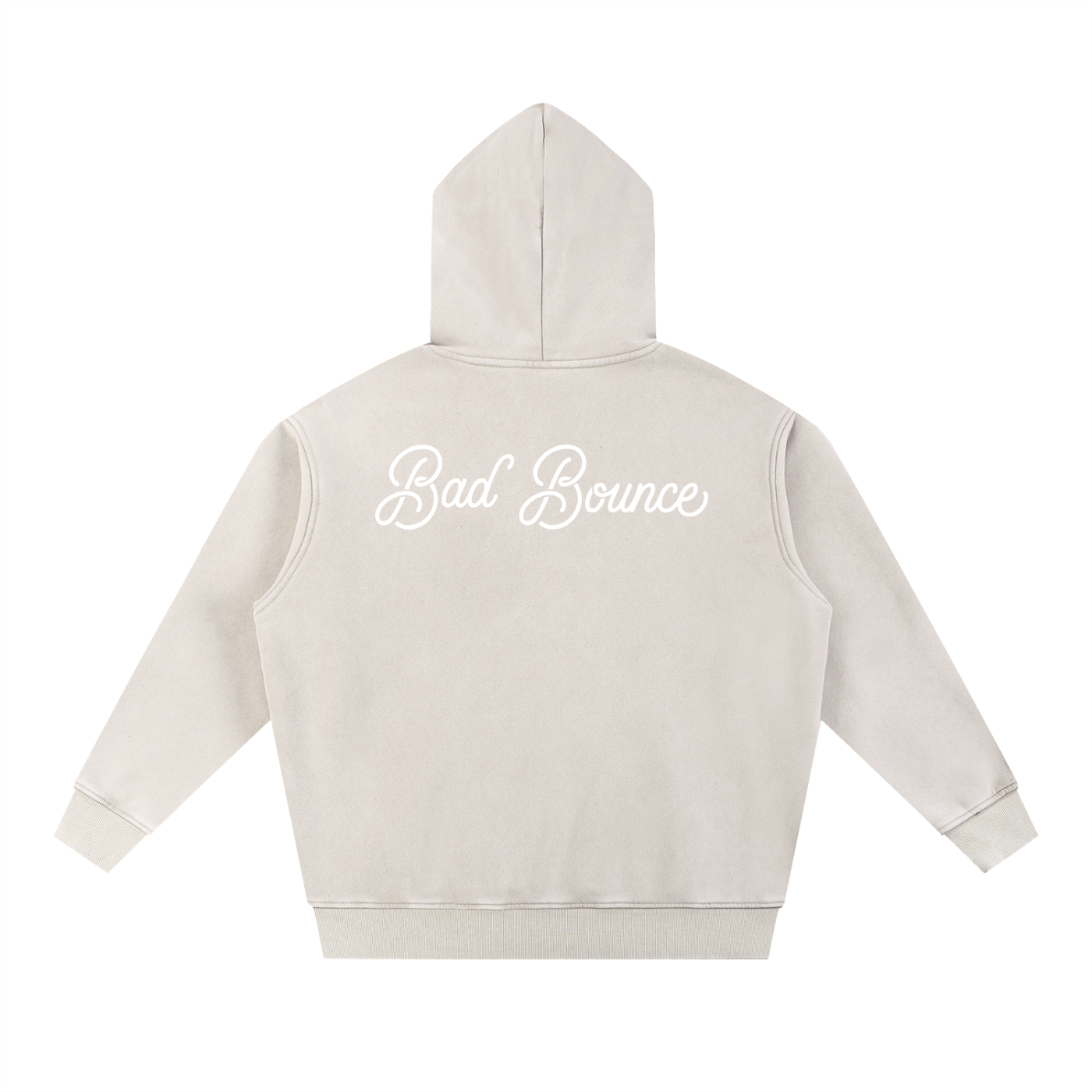 "Bad Bounce" - Snow Wash Fleece Oversize Hoodie