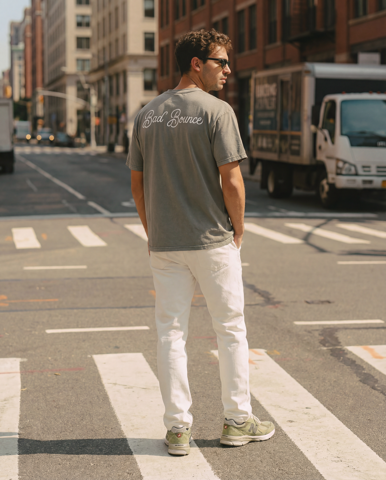 "Bad Bounce" - Bamboo Slub Snow Washed T-Shirt