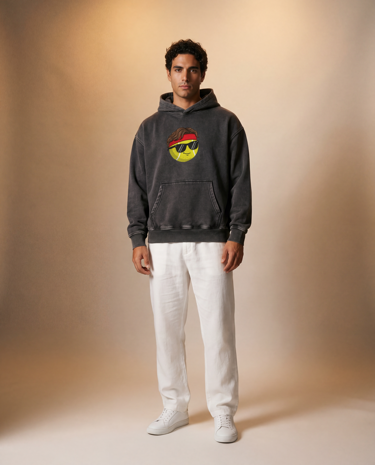 "The Maestro" - Snow Wash Fleece Oversize Hoodie
