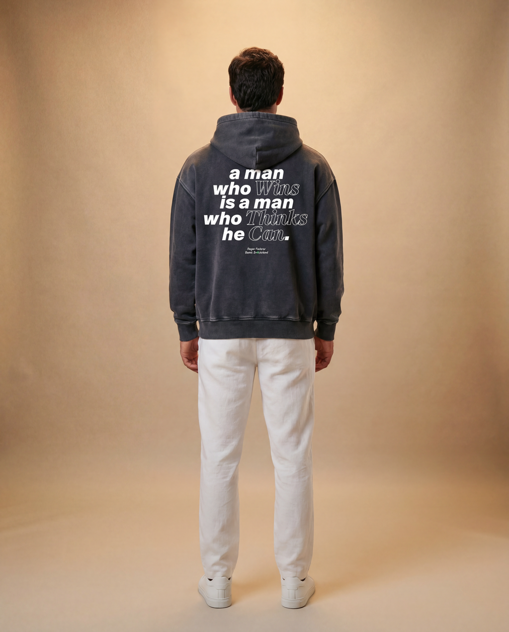 "The Maestro" - Snow Wash Fleece Oversize Hoodie