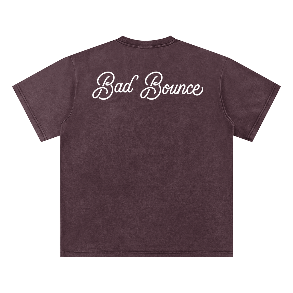 "Bad Bounce" - Bamboo Slub Snow Washed T-Shirt