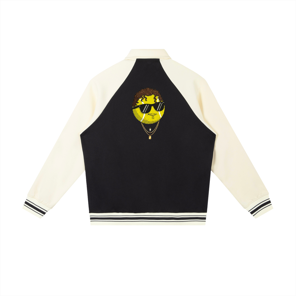 "The Destroyer" - Contrast Raglan Sleeve Baseball Jacket