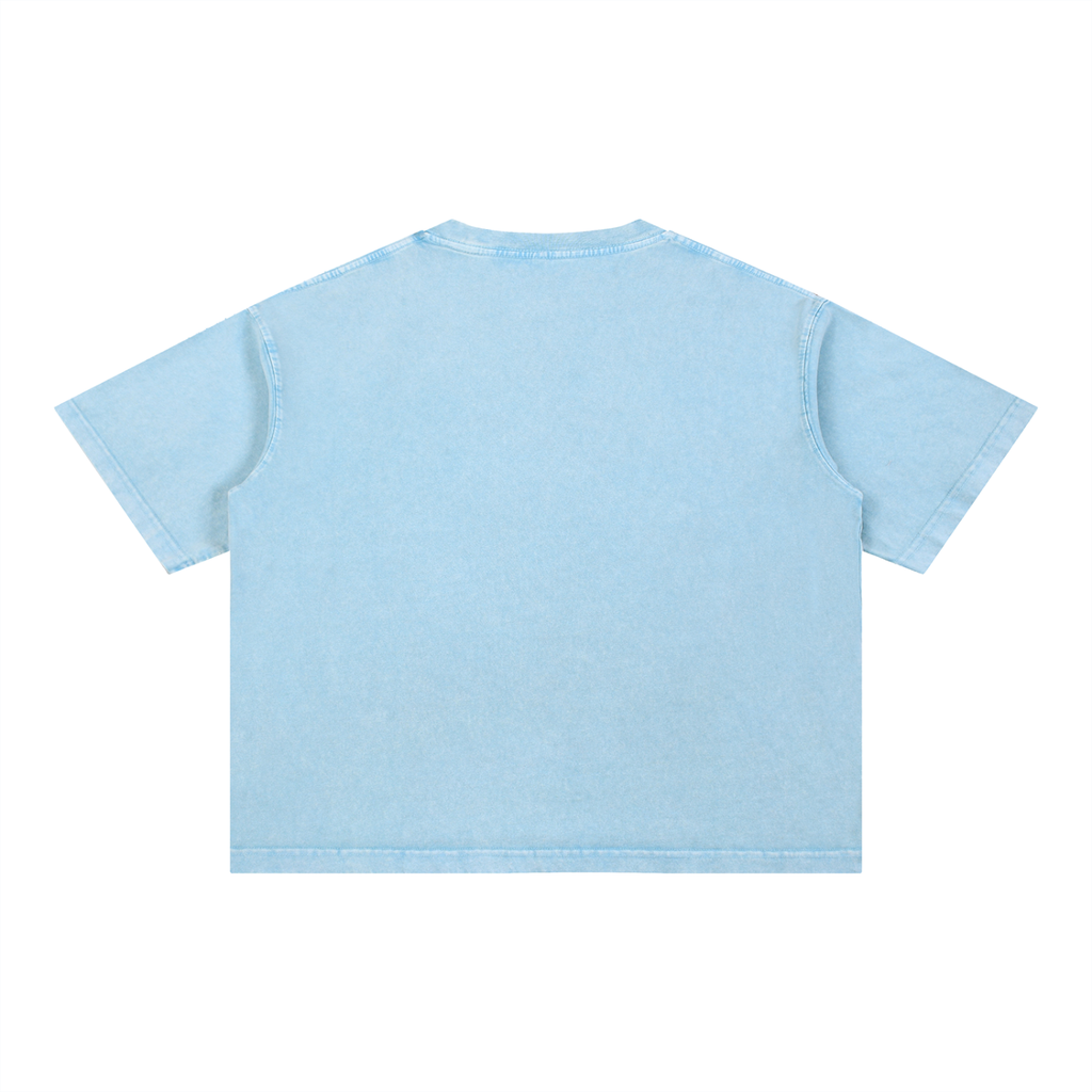 "The Destroyer" - Mineral Wash Boxy Cotton T-Shirt