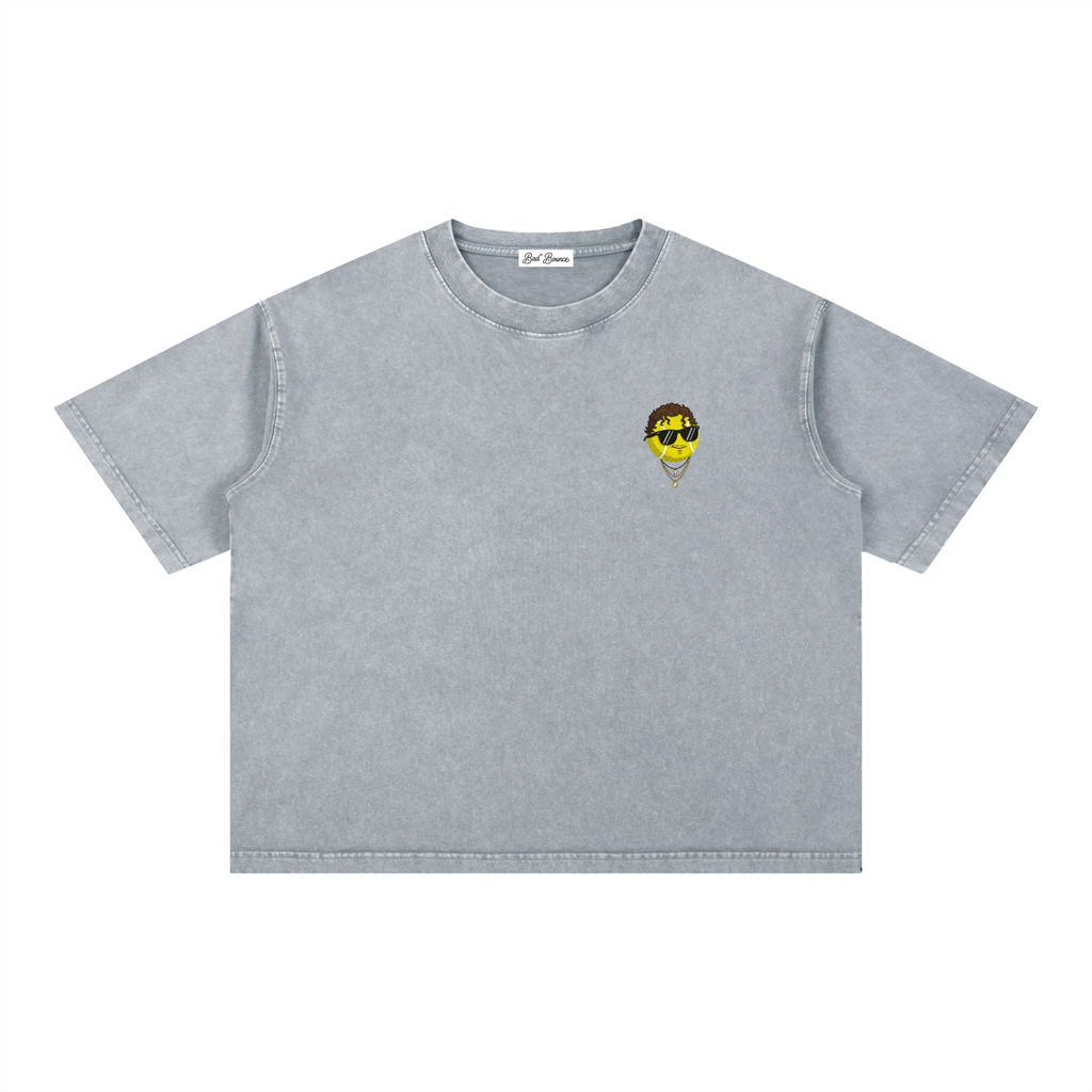 "The Destroyer" - Mineral Wash Boxy Cotton T-Shirt