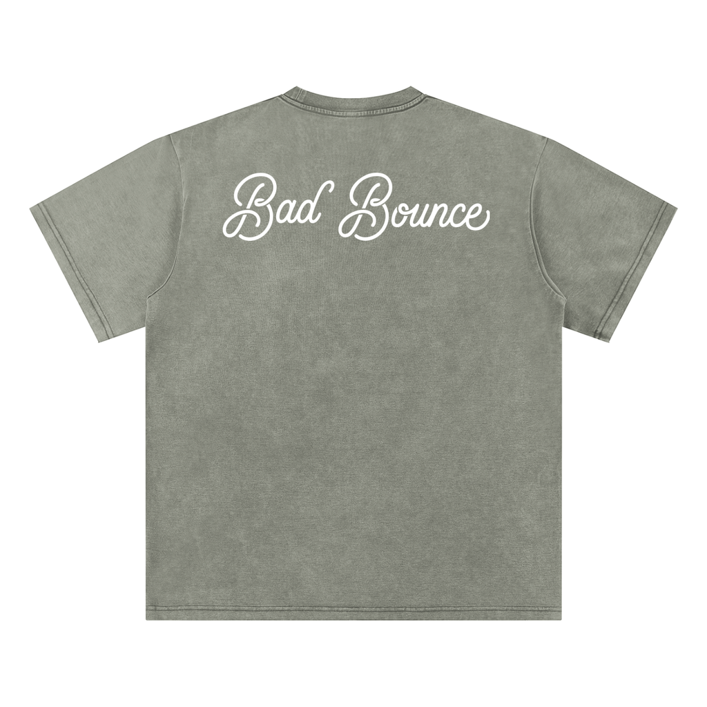 "Bad Bounce" - Bamboo Slub Snow Washed T-Shirt
