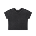 "Night Sessions" - Snow Washed Crop Top