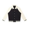 "The Destroyer" - Contrast Raglan Sleeve Baseball Jacket