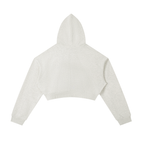 "Night Sessions" - Essential Cropped Zip-Up Hoodie