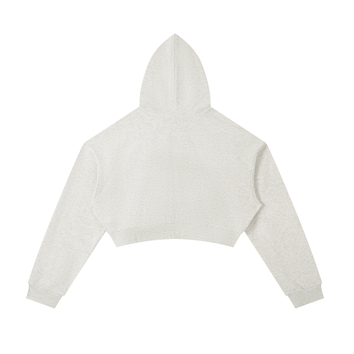 "Night Sessions" - Essential Cropped Zip-Up Hoodie