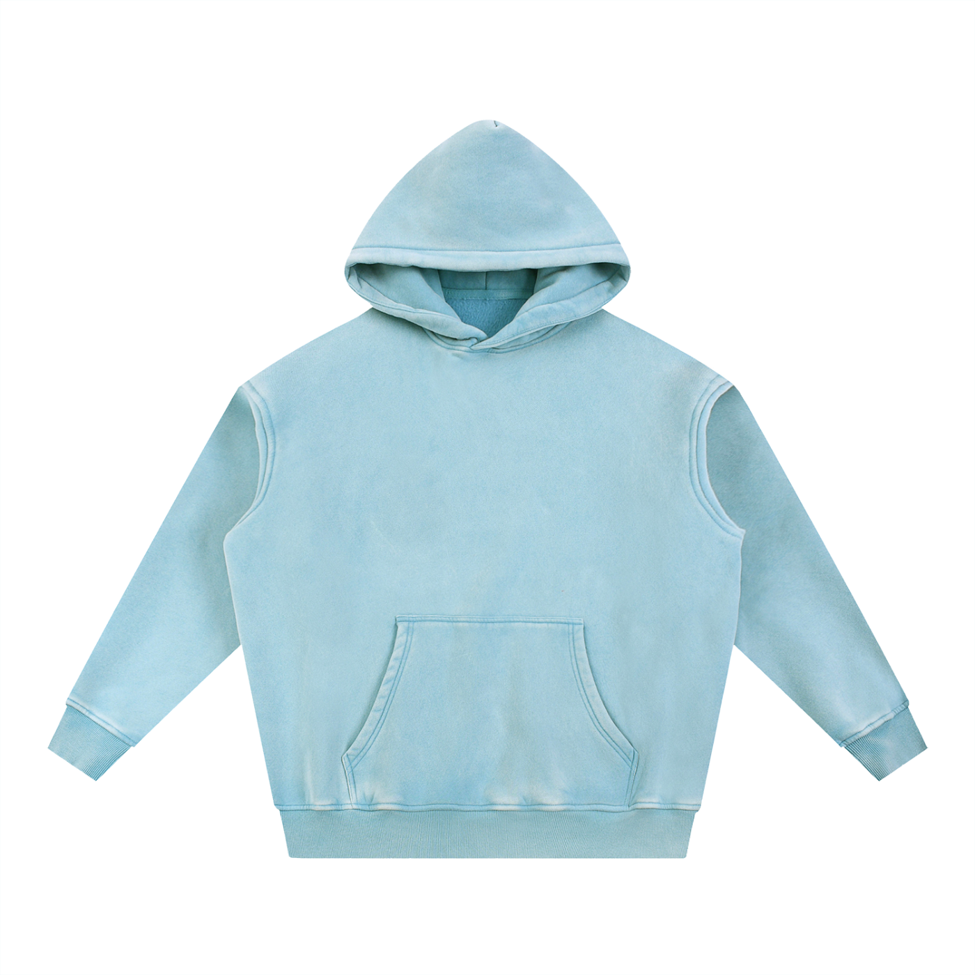"Bad Bounce" - Snow Wash Fleece Oversize Hoodie