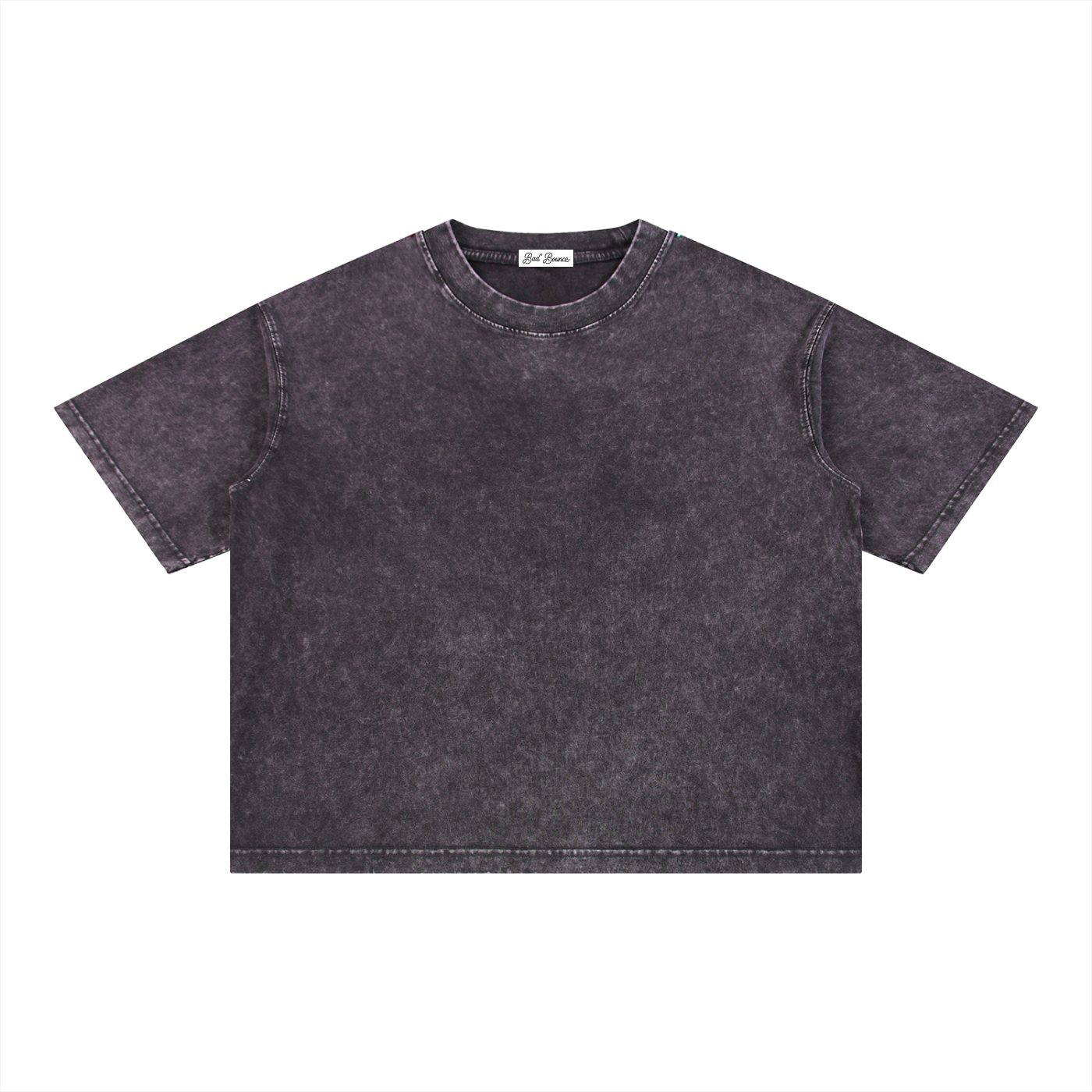 "Bad Bounce" - Mineral Wash Boxy Cotton T-Shirt