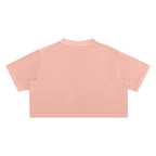 "Night Sessions" - Snow Washed Crop Top