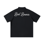 "Bad Bounce" - Loose Cotton Short-Sleeve Polo Shirt