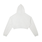 "Night Sessions" - Essential Cropped Zip-Up Hoodie