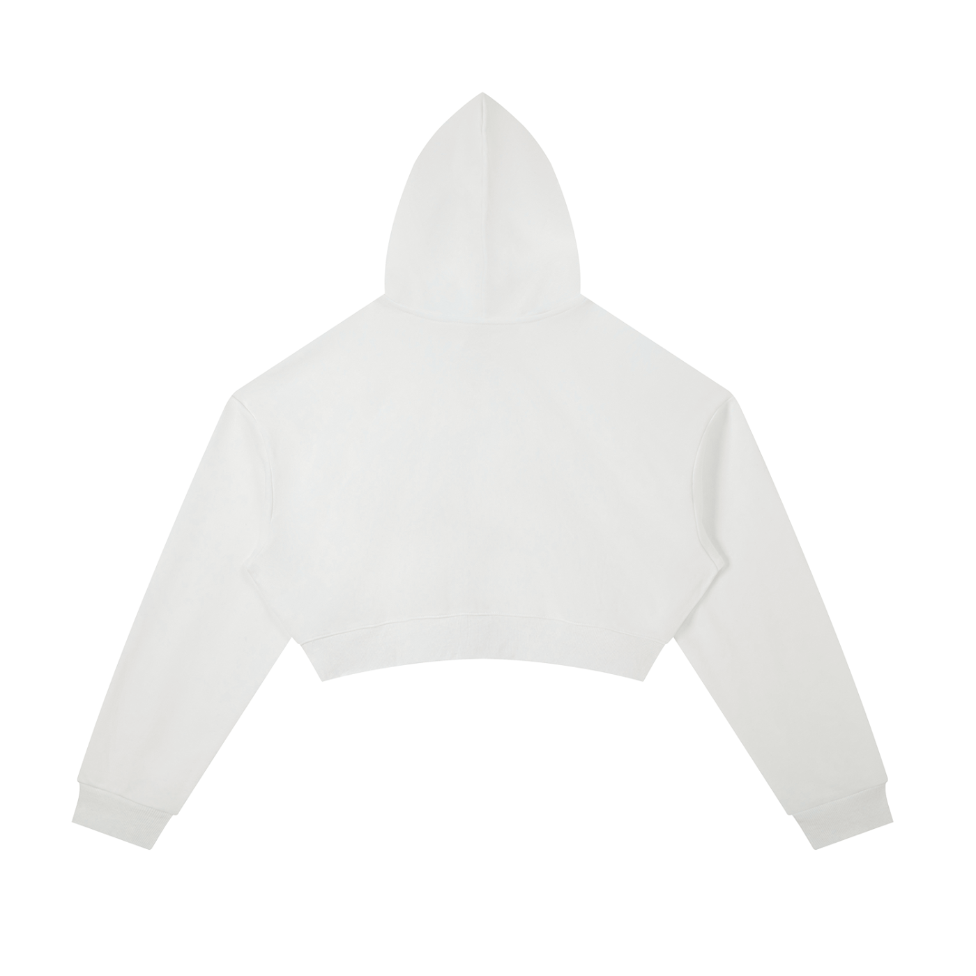"Night Sessions" - Essential Cropped Zip-Up Hoodie