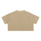 "Night Sessions" - Snow Washed Crop Top
