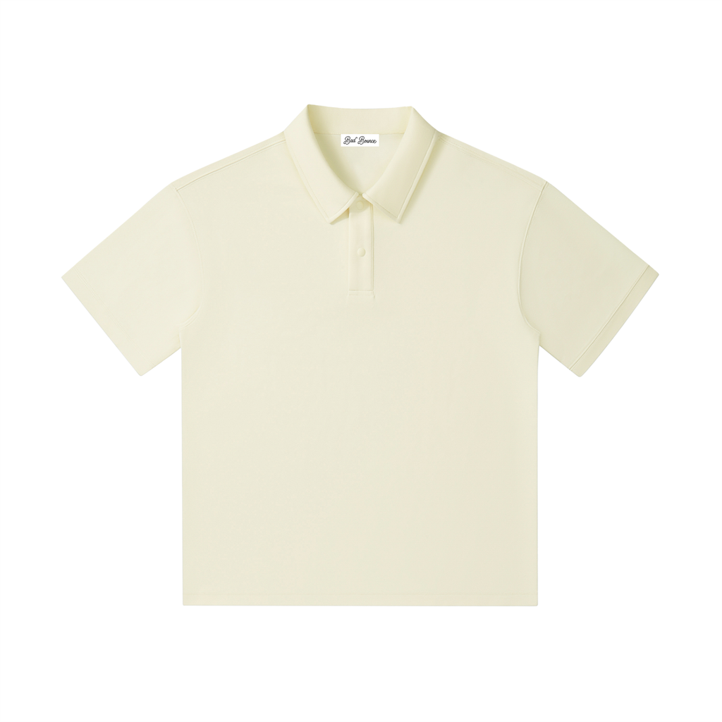 "Bad Bounce" - Drop Shoulder Short-Sleeve Polo