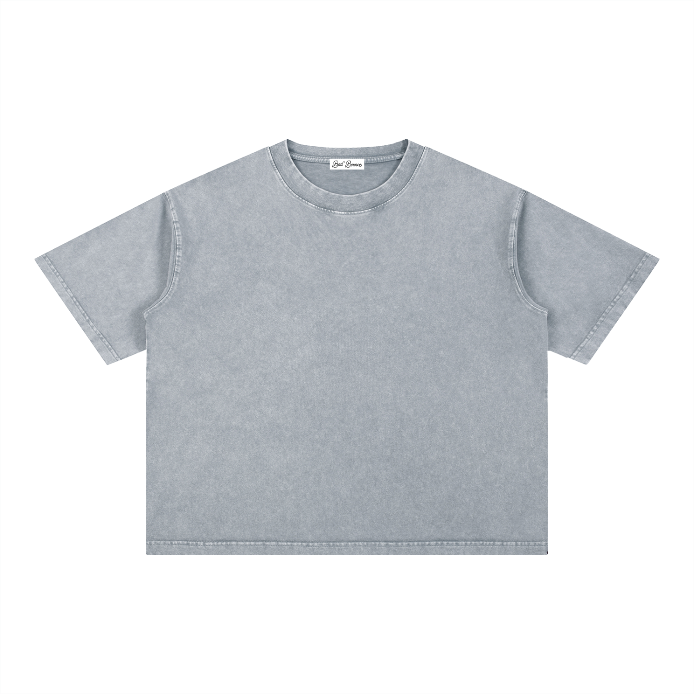"Bad Bounce" - Mineral Wash Boxy Cotton T-Shirt