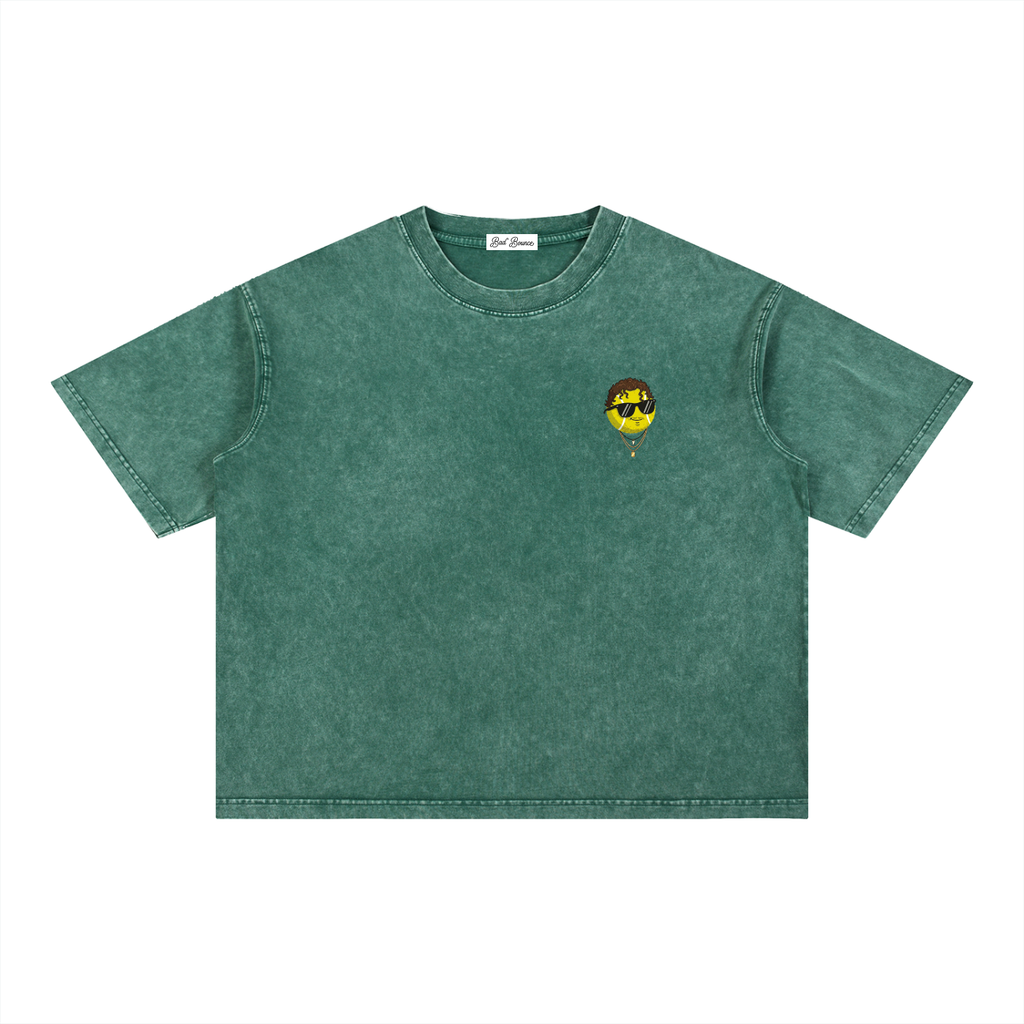 "The Destroyer" - Mineral Wash Boxy Cotton T-Shirt