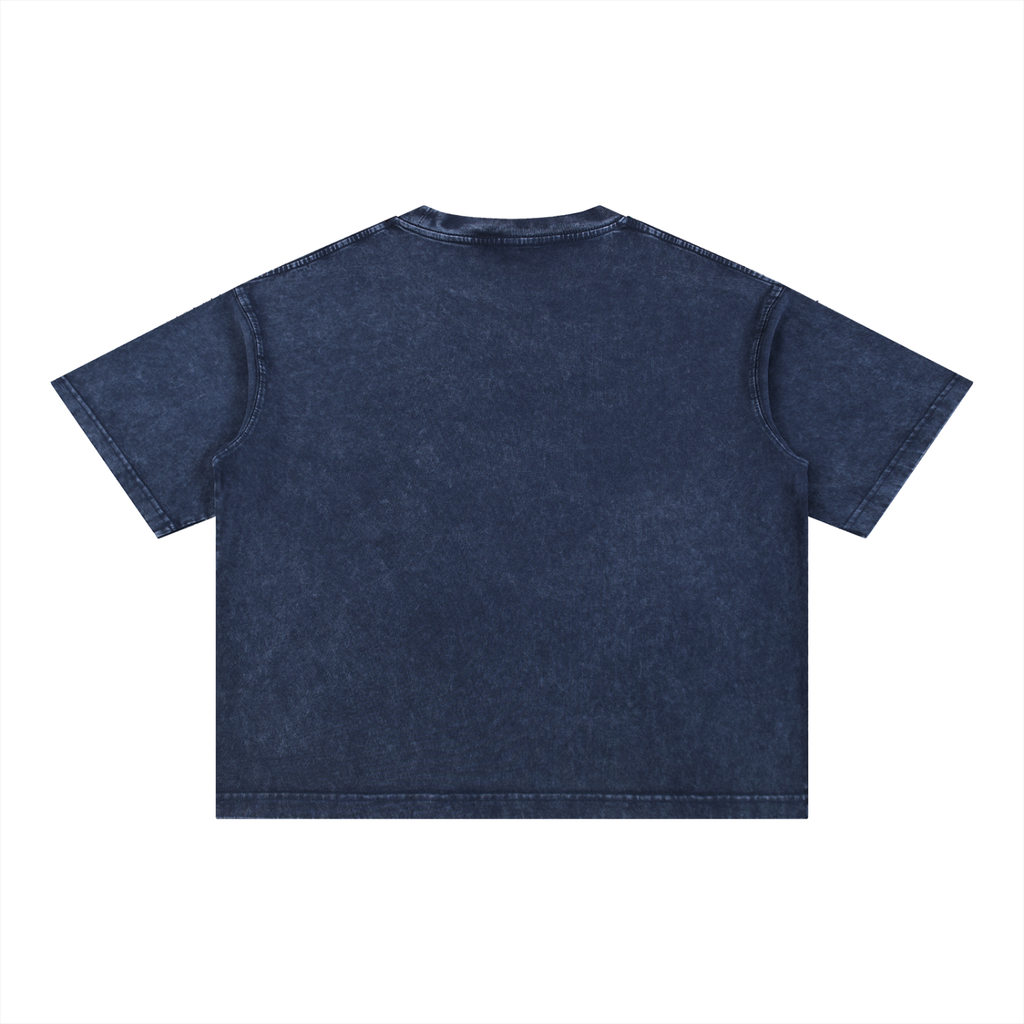 "The Destroyer" - Mineral Wash Boxy Cotton T-Shirt